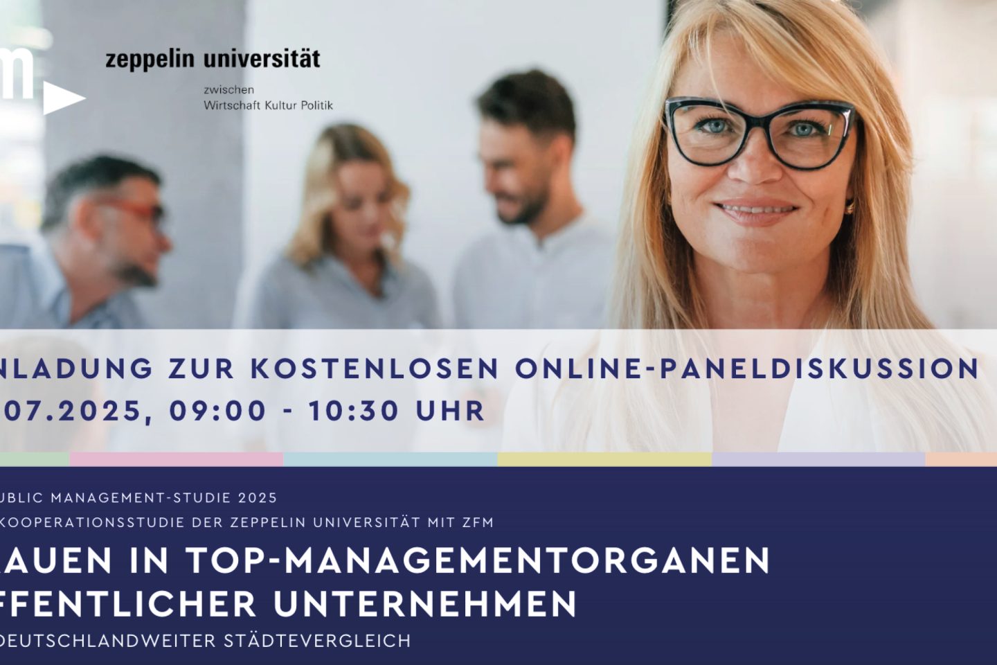 Kooperationsstudie zfm / Zeppelin Universität: Wo stehen öffentliche Unternehmen bei dem Thema “Frauen in Führung”?